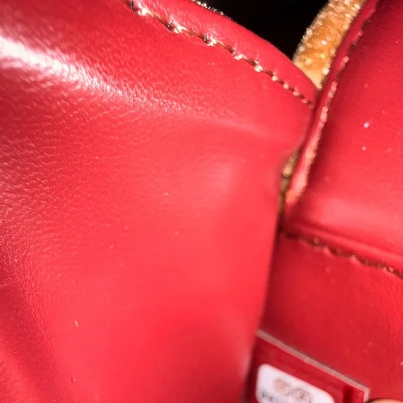 Brown velvet Quilted Shoulder Bag - Picture 8 of 9